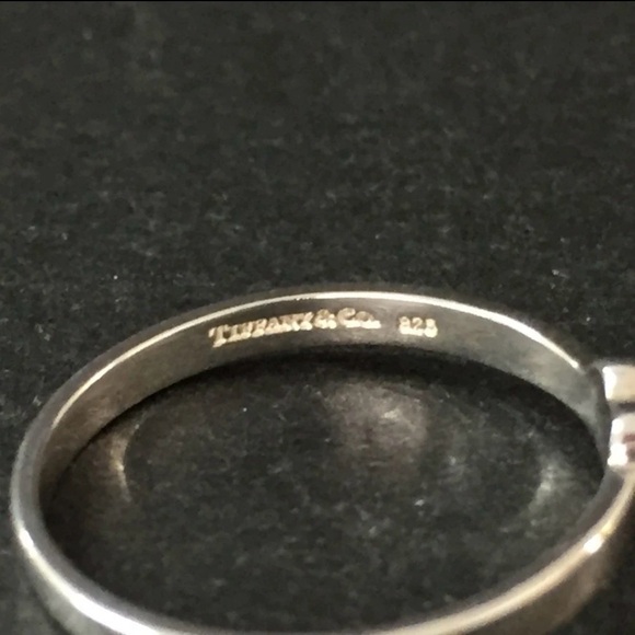 TIFFANY&CO. Silver 925 Crown of Heart Ring ISO sz:50